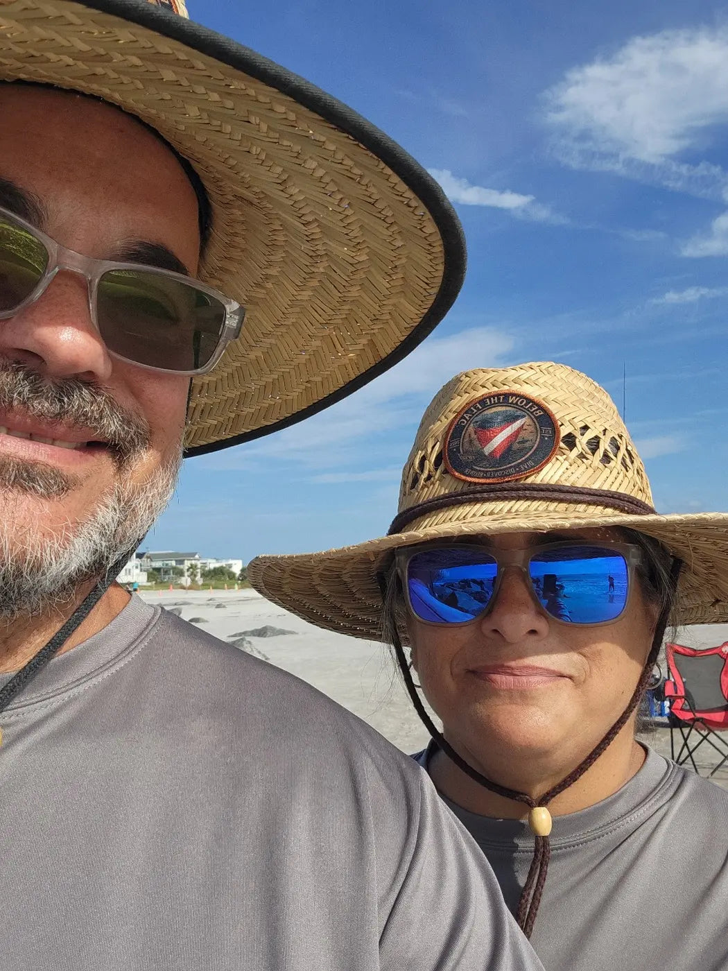 Below The Flag volunteers at the Vilano Beach cleanup